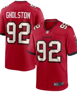 William Gholston Tampa Bay Buccaneers Game Jersey - Red Nfl - Robokeg