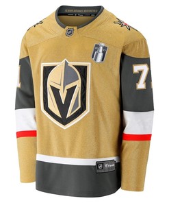 William Karlsson 71 Vegas Golden Knights 2023 Stanley Cup Final Home Breakaway Player Jersey - Gold - Robokeg