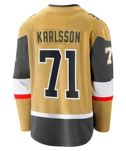 William Karlsson 71 Vegas Golden Knights 2023 Stanley Cup Final Home Breakaway Player Jersey - Gold - Robokeg
