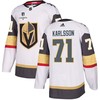 William Karlsson 71 Vegas Golden Knights Stanley Cup 2023 Champions Patch Away Breakaway Men Jersey - White - Robokeg