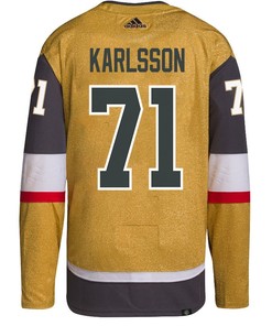 William Karlsson 71 Vegas Golden Knights Stanley Cup 2023 Final Patch Home Breakaway Men Jersey - Gold - Robokeg