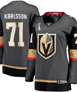 William Karlsson 71 Vegas Golden Knights Women's 2023 Stanley Cup Final Alternate Breakaway Player Jersey - Black - Robokeg