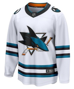 William Smith #43 San Jose Shark 2023 NHL Draft Away Men Jersey - White - Robokeg
