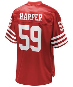 Willie Harper San Francisco 49ers Nfl Pro Line Retired Player Jersey - Red - Robokeg