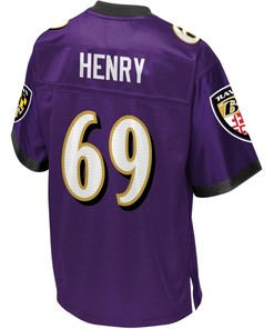 Willie Henry Baltimore Ravens Nfl Pro Line Player Jersey - Purple - Robokeg
