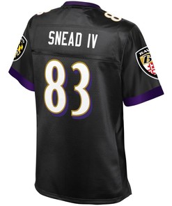 Willie Snead Baltimore Ravens Nfl Pro Line Womens Alternate Player Jersey - Black - Robokeg
