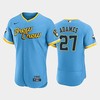 Willy Adames 27 2022-23 City Connect Milwaukee Brewers Jersey - Powder Blue - Robokeg