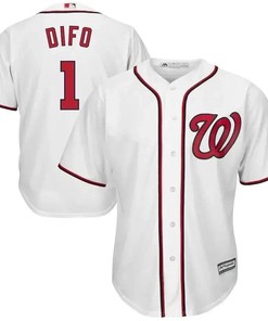 Wilmer Difo Washington Nationals Home Cool Base Player Jersey - White Color - Robokeg