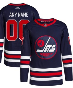 Winnipeg Jets Adidas 2021/22 Alternate Primegreen Authentic Pro Custom Jersey - Navy Custom Jerseys Nhl - Robokeg