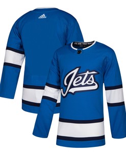 Winnipeg Jets Adidas Alternate Authentic Jersey - Blue Nhl - Robokeg