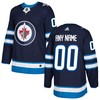 Winnipeg Jets Adidas Authentic Custom Jersey - Navy Custom Jerseys Nhl - Robokeg