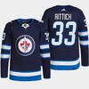 Winnipeg Jets David Rittich 33 Navy Home Primegreen Jersey 2022-23 - Robokeg