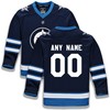 Winnipeg Jets Fanatics Branded Home Replica Custom Jersey - Blue Custom Jerseys Nhl - Robokeg