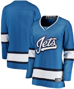 Winnipeg Jets Fanatics Branded Womens Alternate Breakaway Jersey - Blue Nhl - Robokeg