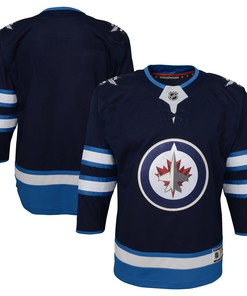 Winnipeg Jets Home Premier Jersey - Navy Nhl - Robokeg