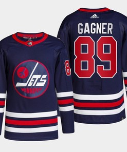 Winnipeg Jets Sam Gagner 89 Navy Alternate Primegreen Jersey 2022-23 - Robokeg