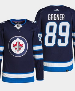 Winnipeg Jets Sam Gagner 89 Navy Home Primegreen Jersey 2022-23 - Robokeg