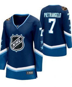 Women Jersey Vegas Golden Knights Alex Pietrangelo 7 2023 All-Star Women Blue Western Jersey - Robokeg