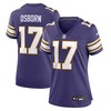 Women Minnesota Vikings #17 Kj Osborn Classic Player Game Jersey - Purple - Robokeg