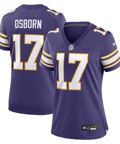 Women Minnesota Vikings #17 Kj Osborn Classic Player Game Jersey - Purple - Robokeg