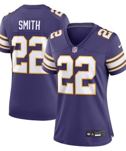 Women Minnesota Vikings #22 Harrison Smith Classic Player Game Jersey - Purple - Robokeg