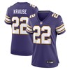 Women Minnesota Vikings #22 Paul Krause Classic Retired Player Jersey - Purple - Robokeg