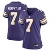Women Minnesota Vikings #7 Byron Murphy Jr Classic Player Game Jersey - Purple - Robokeg