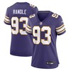 Women Minnesota Vikings #93 John Randle Classic Player Game Jersey - Purple - Robokeg