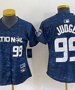 Women National League #99 Aaron Judge Nike 2023 Mlb All Star Game Limited Player Jersey - Royal 2023 - Robokeg