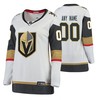 Women Vegas Golden Knights Custom 00 Breakaway Away White Jersey Jersey - Robokeg