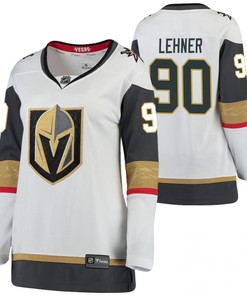 Women Vegas Golden Knights Robin Lehner 90 Away White Breakaway Player Jersey Jersey - Robokeg