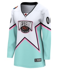 Women's 2023 NHL All-Star Game - Western Conference Custom Jersey - White - Robokeg
