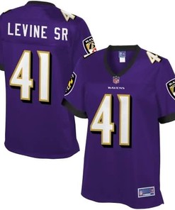 Womens Baltimore Ravens Anthony Levine Nfl Pro Line Team Color Jersey - Robokeg