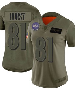 Womens Baltimore Ravens Hayden Hurst Camo 2019 Salute To Service Limited Jersey - Robokeg