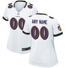 Womens Baltimore Ravens Nike White Custom Jersey - Robokeg