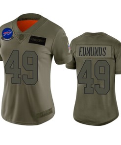 Womens Buffalo Bills Tremaine Edmunds Camo 2019 Salute To Service Limited Jersey - Robokeg