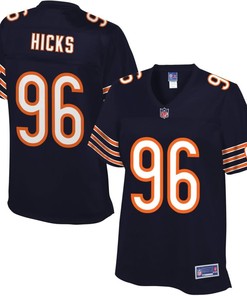 Womens Chicago Bears Akiem Hicks Nfl Pro Line Navy Team Color Jersey - Robokeg
