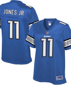 Womens Detroit Lions Marvin Jones Jr Nfl Pro Line Blue Team Color Jersey - Robokeg