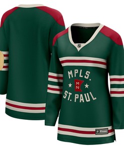 Women's Green Minnesota Wild 2022 Winter Classic Breakaway Jersey Jersey - Robokeg