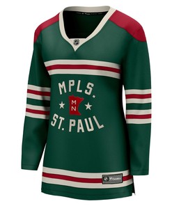 Women's Green Minnesota Wild 2022 Winter Classic Breakaway Jersey Jersey - Robokeg