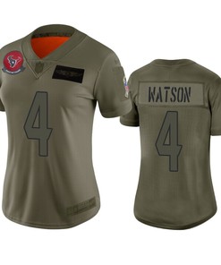 Womens Houston Texans Deshaun Watson Camo 2019 Salute To Service Limited Jersey - Robokeg