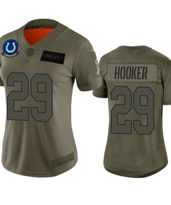 Womens Indianapolis Colts Malik Hooker Camo 2019 Salute To Service Limited Jersey - Robokeg