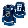 Women's Jersey Edmonton Oilers Connor McDavid 97 2022 All-Star Blue Western Jersey - Robokeg