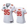 Womens Kansas City Chiefs Chris Jones White Super Bowl Liv Game Jersey - Robokeg