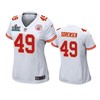 Womens Kansas City Chiefs Daniel Sorensen White Super Bowl Liv Game Jersey - Robokeg
