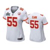 Womens Kansas City Chiefs Frank Clark White Super Bowl Liv Game Jersey - Robokeg