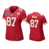 Womens Kansas City Chiefs Travis Kelce Red Super Bowl Liv Game Jersey - Robokeg