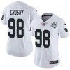 Womens Las Vegas Raiders #98 Maxx Crosby White 2020 Inaugural Season Vapor Untouchable Limited Stitched Jersey - Robokeg