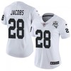 Womens Las Vegas Raiders White #28 Josh Jacobs 2020 Inaugural Season Vapor Untouchable Limited Stitched Jersey - Robokeg