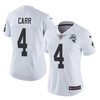Womens Las Vegas Raiders White #4 Derek Carr 2020 Inaugural Season Vapor Untouchable Limited Stitched Jerseyrun Small - Robokeg